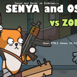 Senya and Oscar vs Zombies