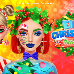 Ellie Christmas Makeup