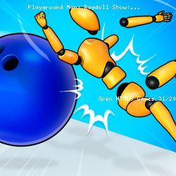 Playground Man! Ragdoll Show!