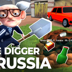 Hole Digger in Russia