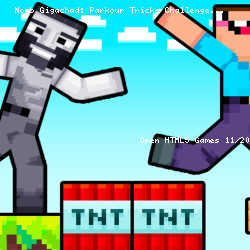 Noob Gigachad: Parkour Tricks Challenge