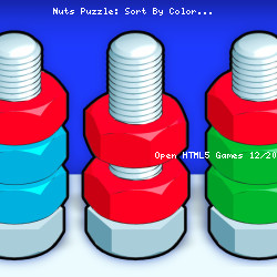 Nuts Puzzle: Sort By Color