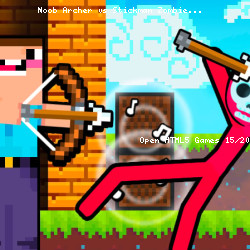 Noob Archer vs Stickman Zombie