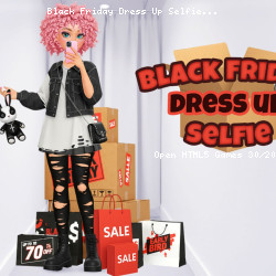 Black Friday Dress Up Selfie
