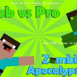 Noob vs Pro: Zombie Apocalypse