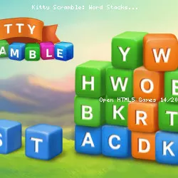 Kitty Scramble: Word Stacks