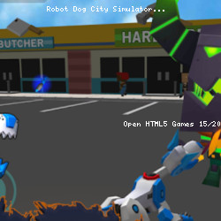 Robot Dog City Simulator