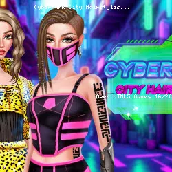 Cyberpunk City Hairstyles
