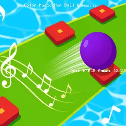 Color Music Hop Ball Games