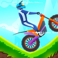 Hill Climb on Moto Bike