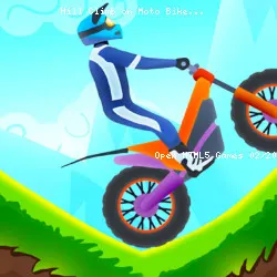 Hill Climb on Moto Bike